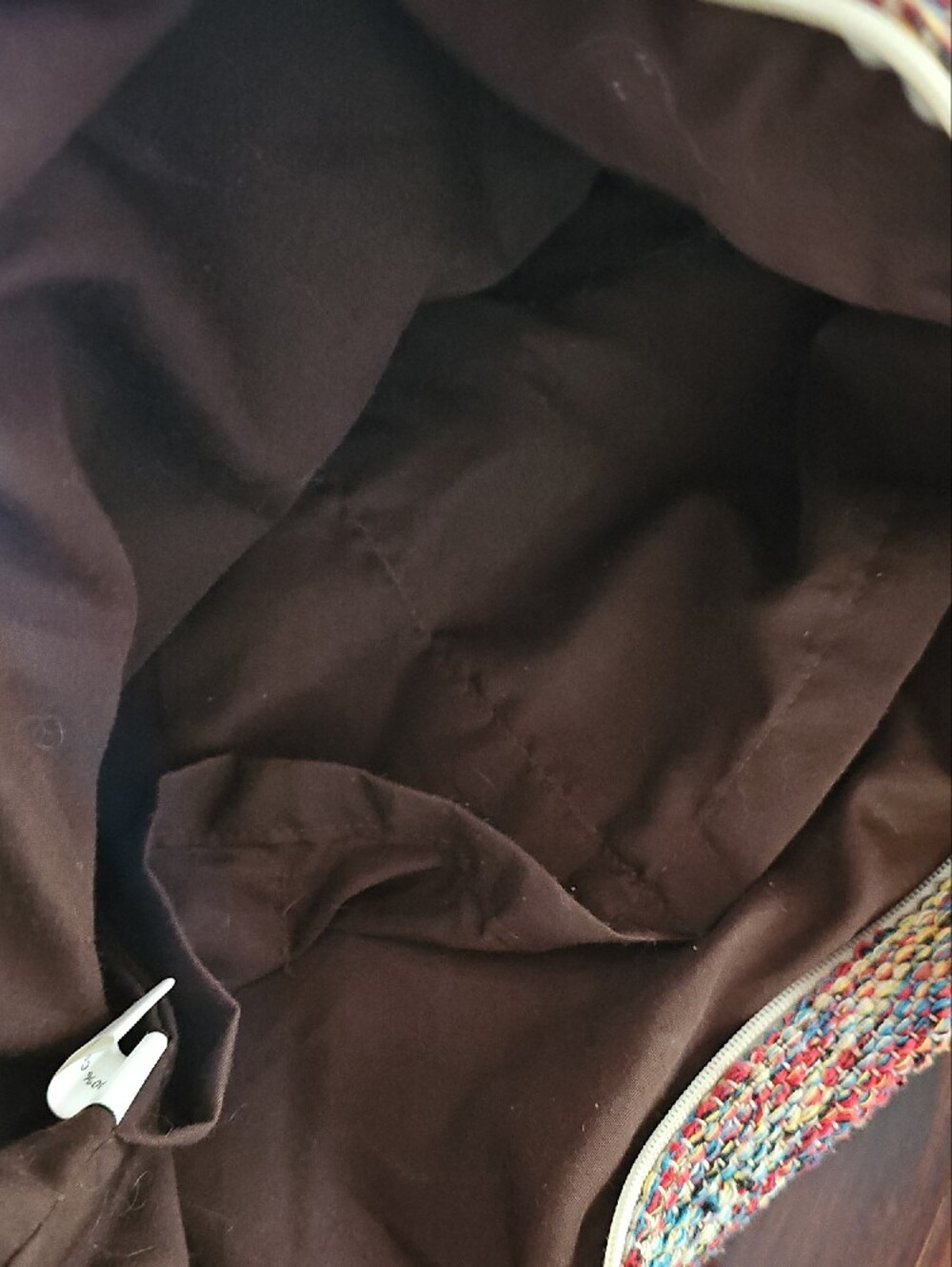 Multicolor Rug Rag Shoulder Bag - Picture 6 of 9